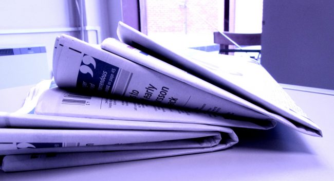 news-papers1 A stack of newspapers