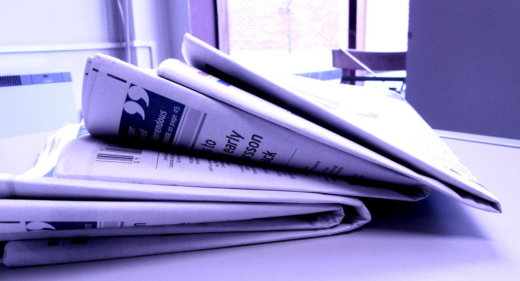 news-papers1 A stack of newspapers